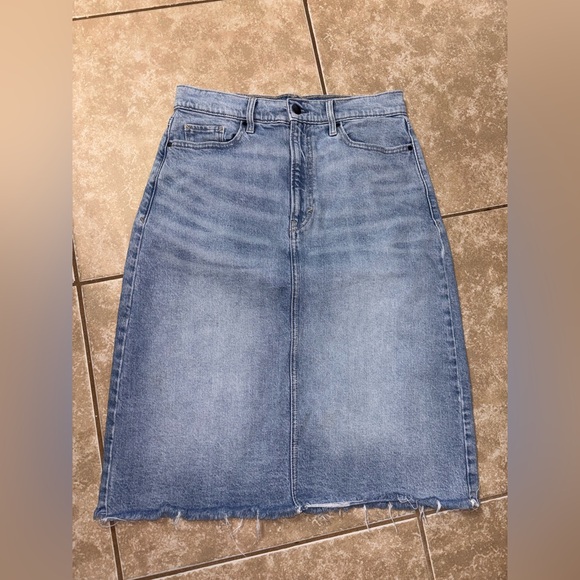 a.n.a Dresses & Skirts - a.n.a High-Rise Blue Denim Skirt